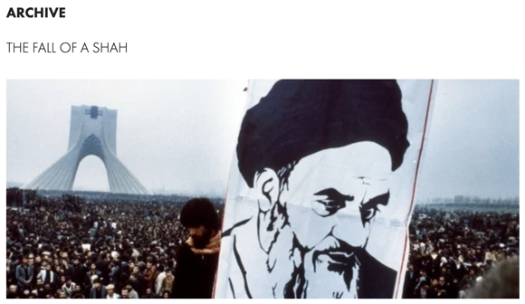 Fall of a Shah